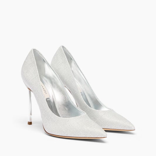 Casadei Blade Pump Silver 1F915W100MTRINI Casadei Blade Pump Silver 1F915W100MTRINI