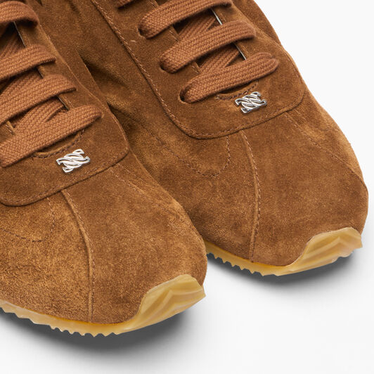 Casadei Rythm Suede Sneaker Saddle 2X120B0101C2682