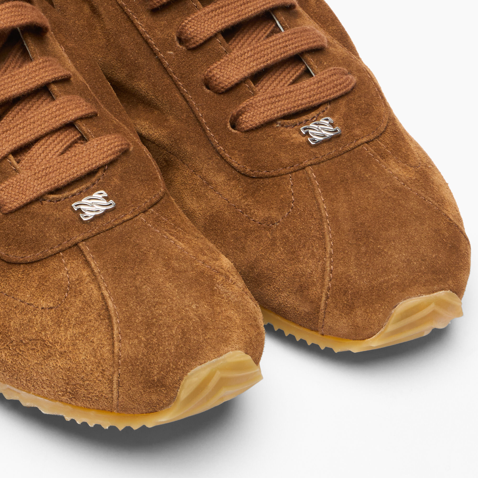 Casadei Rythm Suede Sneaker Saddle 2X120B0101C2682