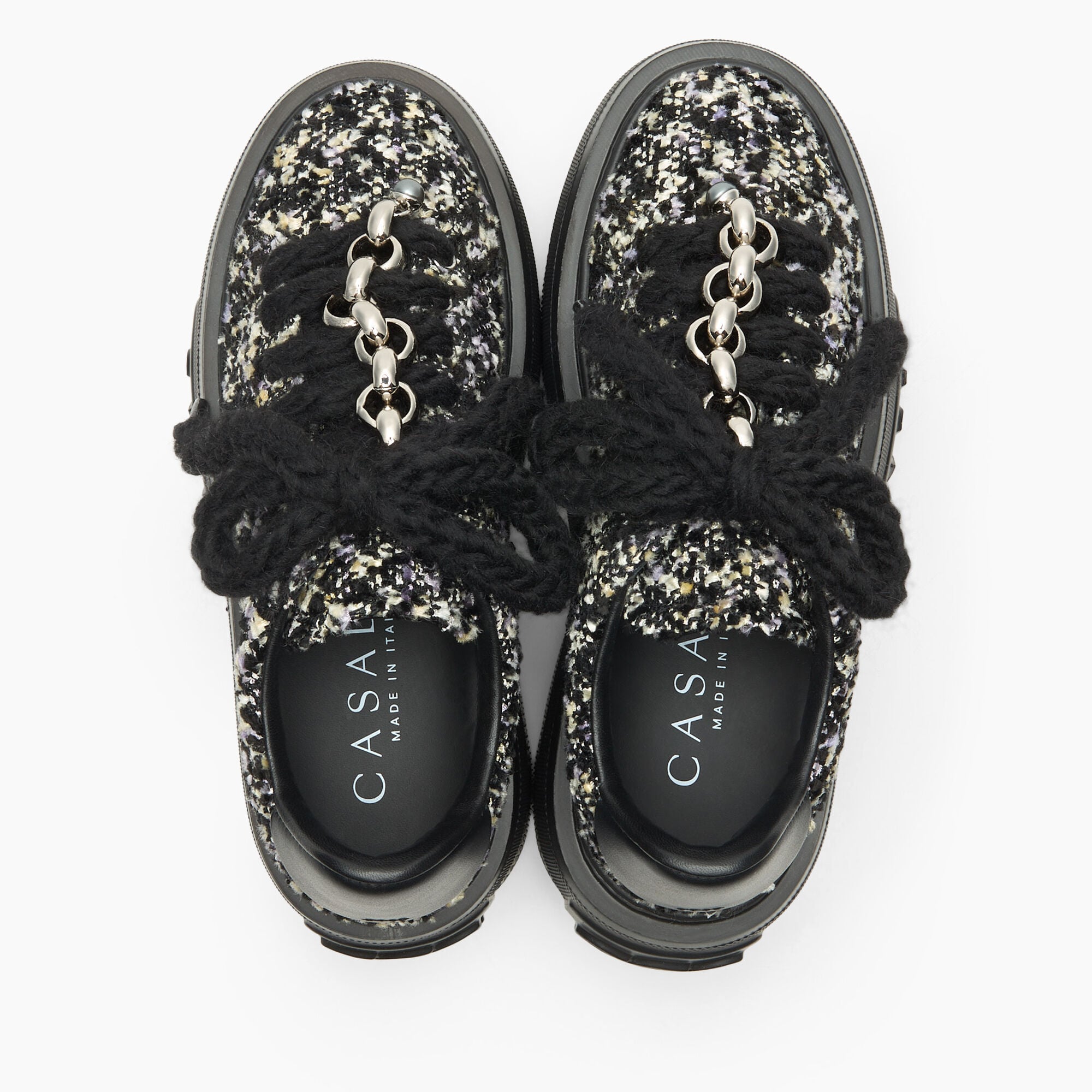Casadei Nexus Buclé Sneaker Black 2X125C070NC3091 Casadei Nexus Buclé Sneaker Black 2X125C070NC3091
