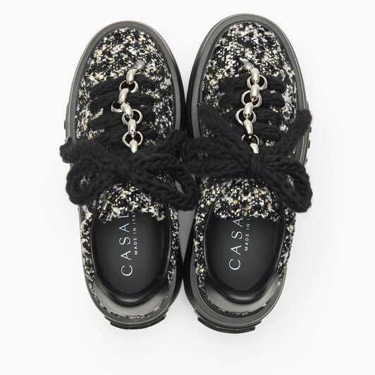 Casadei Nexus Buclé Sneaker Black 2X125C070NC3091 Casadei Nexus Buclé Sneaker Black 2X125C070NC3091