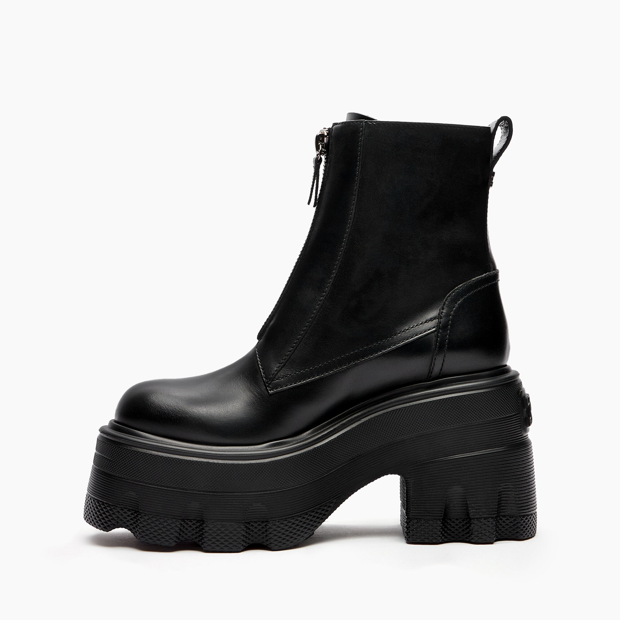  Maxxxi Zipped Leather Ankle Booots Black 2R500Y070NC1563
