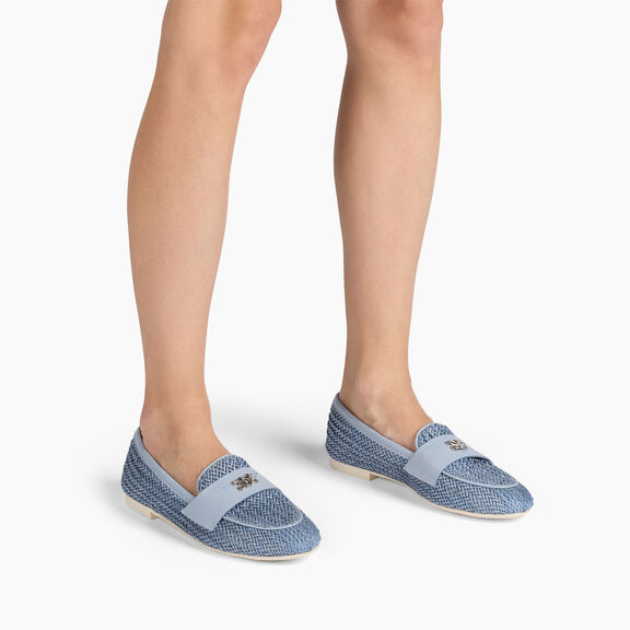 Casadei Hanoi Loafer with C-Chain Skybell 1A255X0101C2366 Casadei Hanoi Loafer with C-Chain Skybell 1A255X0101C2366