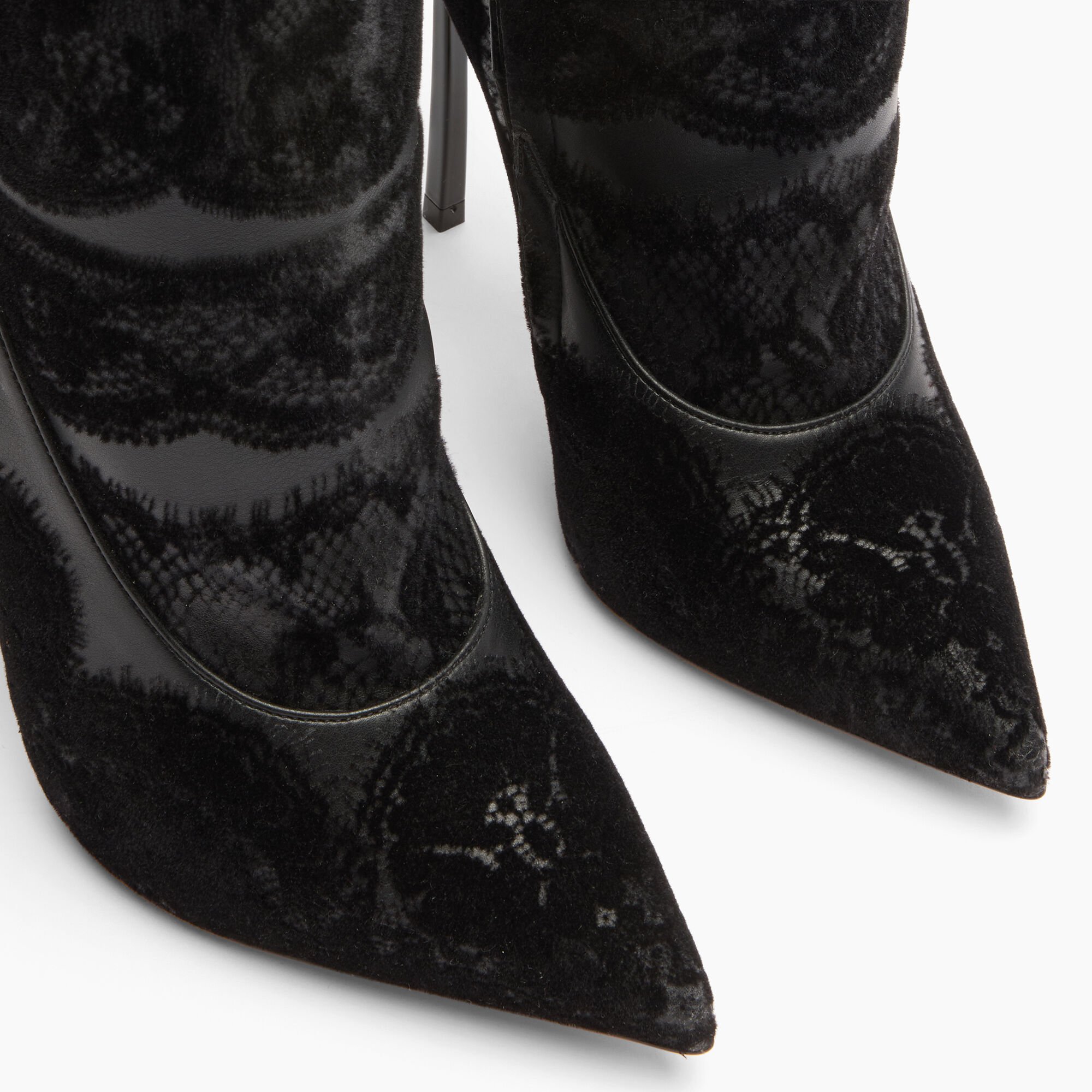 Casadei Lingerie Blade Over The Knee Black 1T082A120TLNGRE