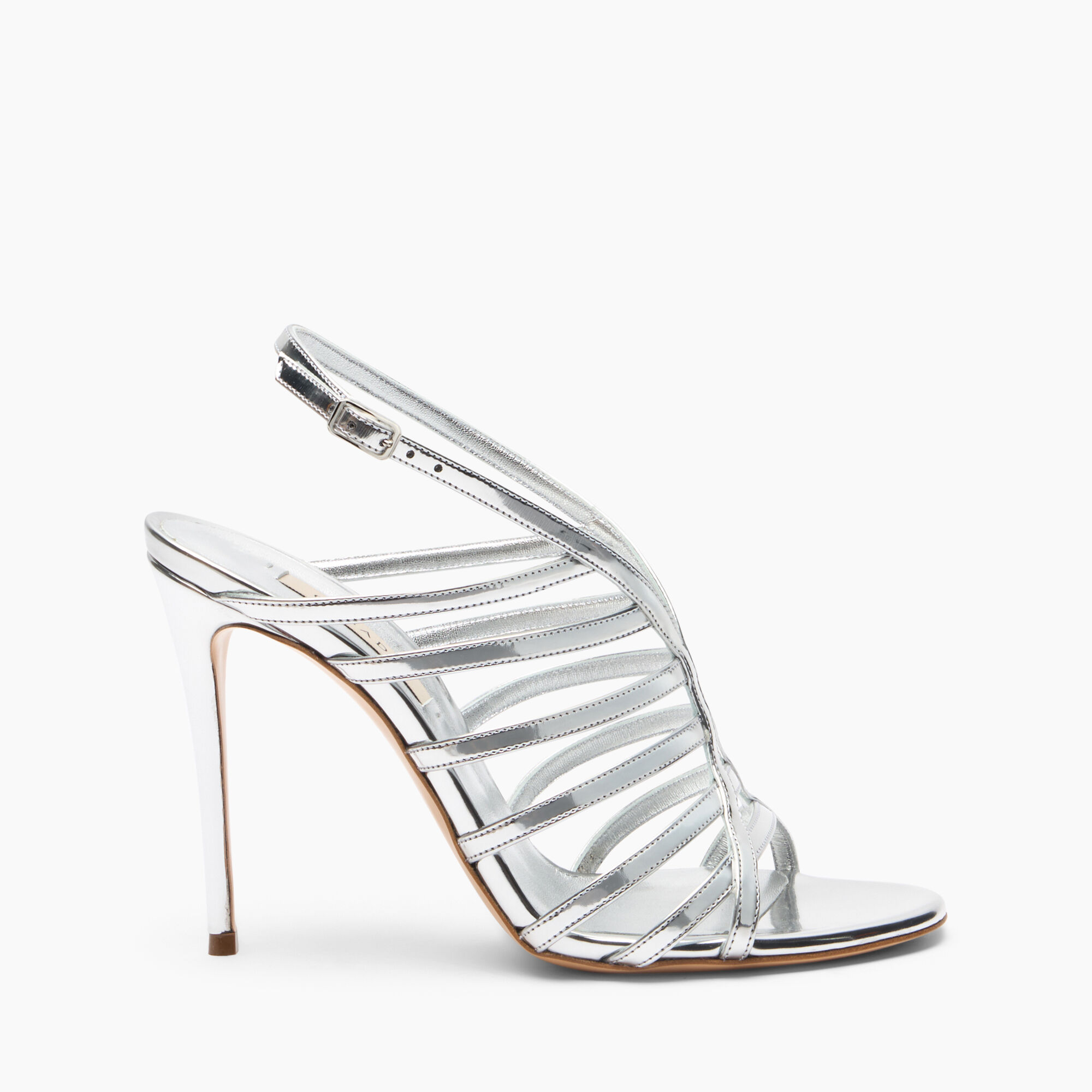Julia Jolly Interstellar Sandal in Silver for Women | Casadei®
