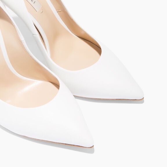 Casadei Blade Minorca Pump White 1F916W120TMINOR Casadei Blade Minorca Pump White 1F916W120TMINOR