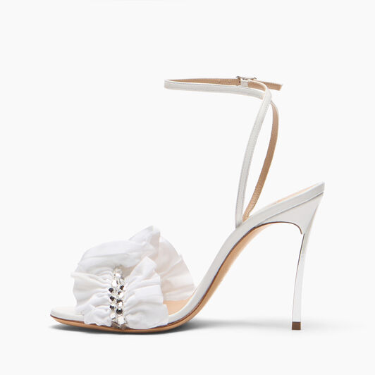 Casadei Annabel Blade Sandal White 1L450B100MC2931
