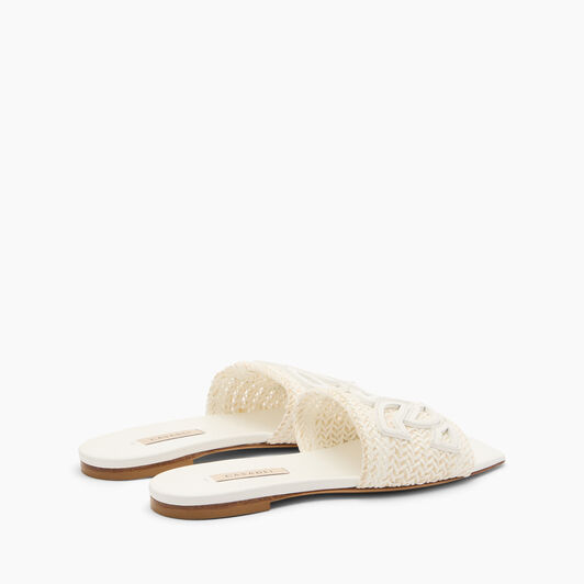 Casadei Positano Flat White 1M449J0101POSIT