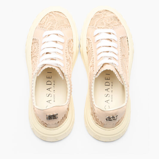 Casadei Off Road Chantilly  Sneaker Pink sand 2X107B0201C2989