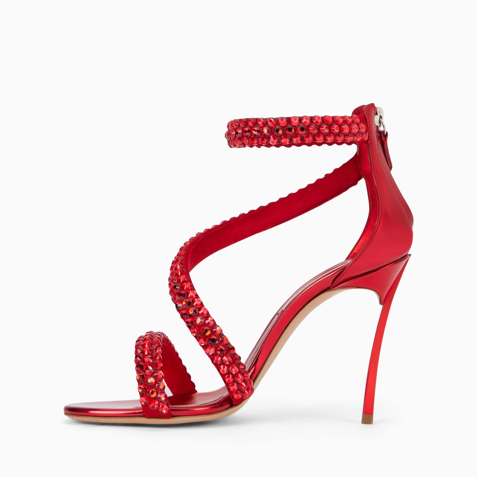 Casadei Alice Blade Maxi Sandals أحمر شفاه 1L280Y100MC2543