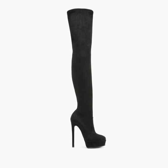 Casadei بوت فلورا فوق الركبة أسود 1T028W1401ARCEU