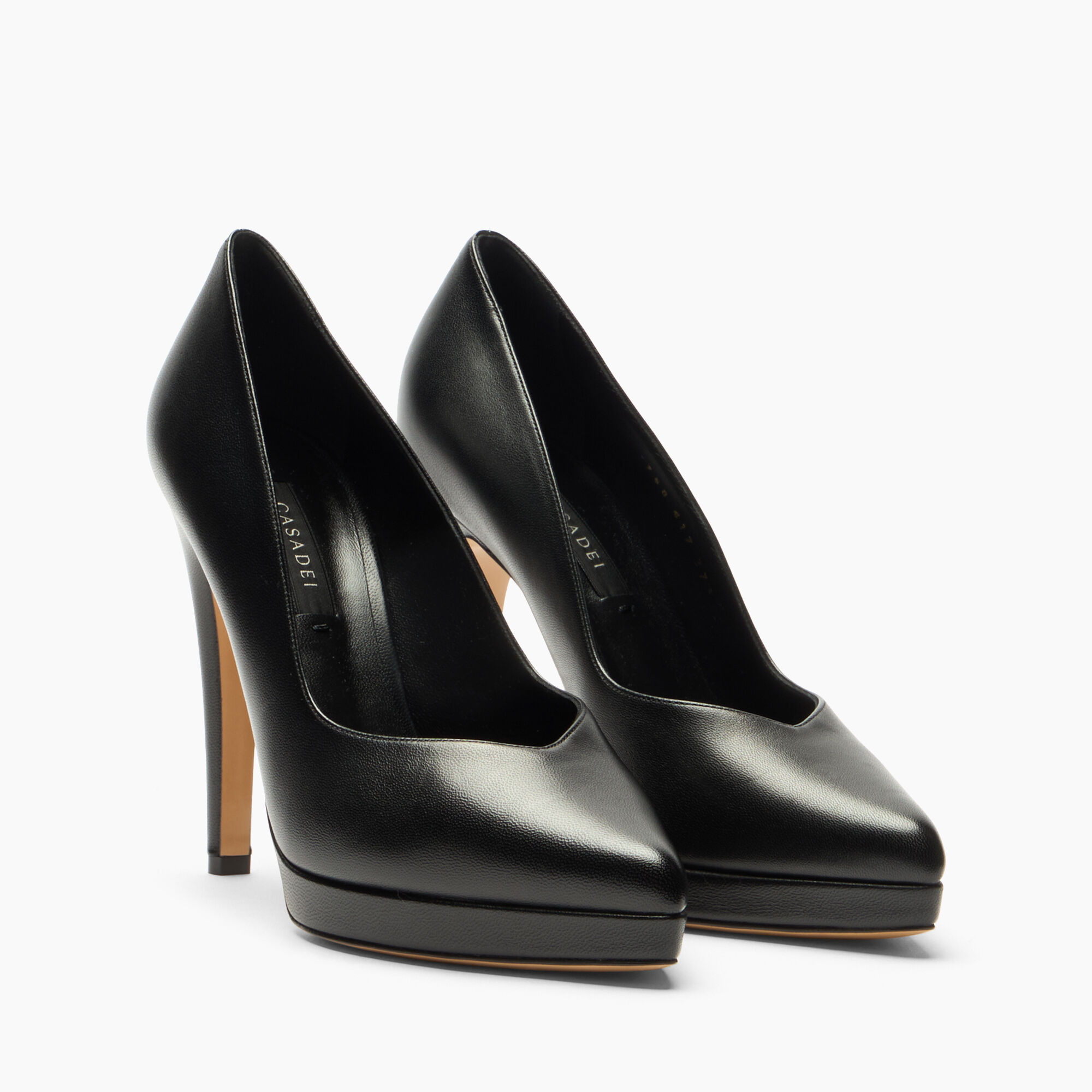 Casadei Micheele Minorca Pump Black 1F013A1001MINOR Casadei Micheele Minorca Pump Black 1F013A1001MINOR