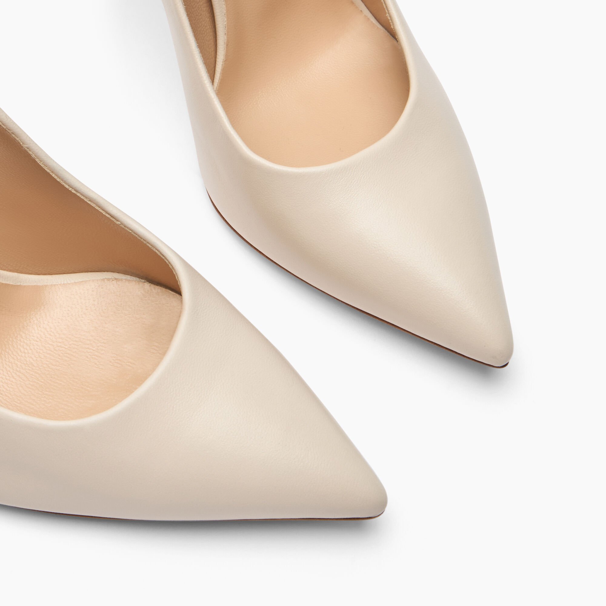 Casadei Blade Pumps Aus Leder Ecrù 1F915W100MC1155
