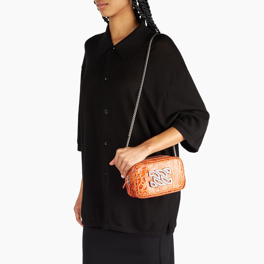 Casadei Soho Jurassic Camera Bag Paprika 3W466J0000SOHJK