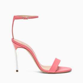 Casadei Marta Leather Sandals Coral 1L165W100MC2015