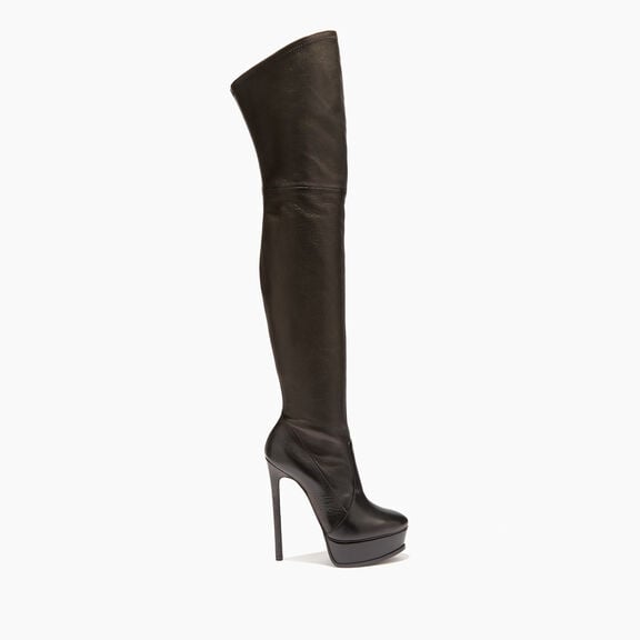 Casadei Flora Over The Knee Black 1T831E1401T0053 Casadei Flora Over The Knee Black 1T831E1401T0053
