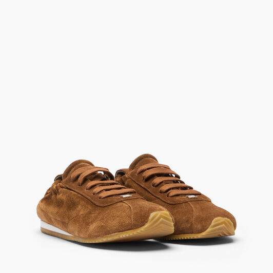Casadei Rythm Suede Sneaker Saddle 2X120B0101C2682