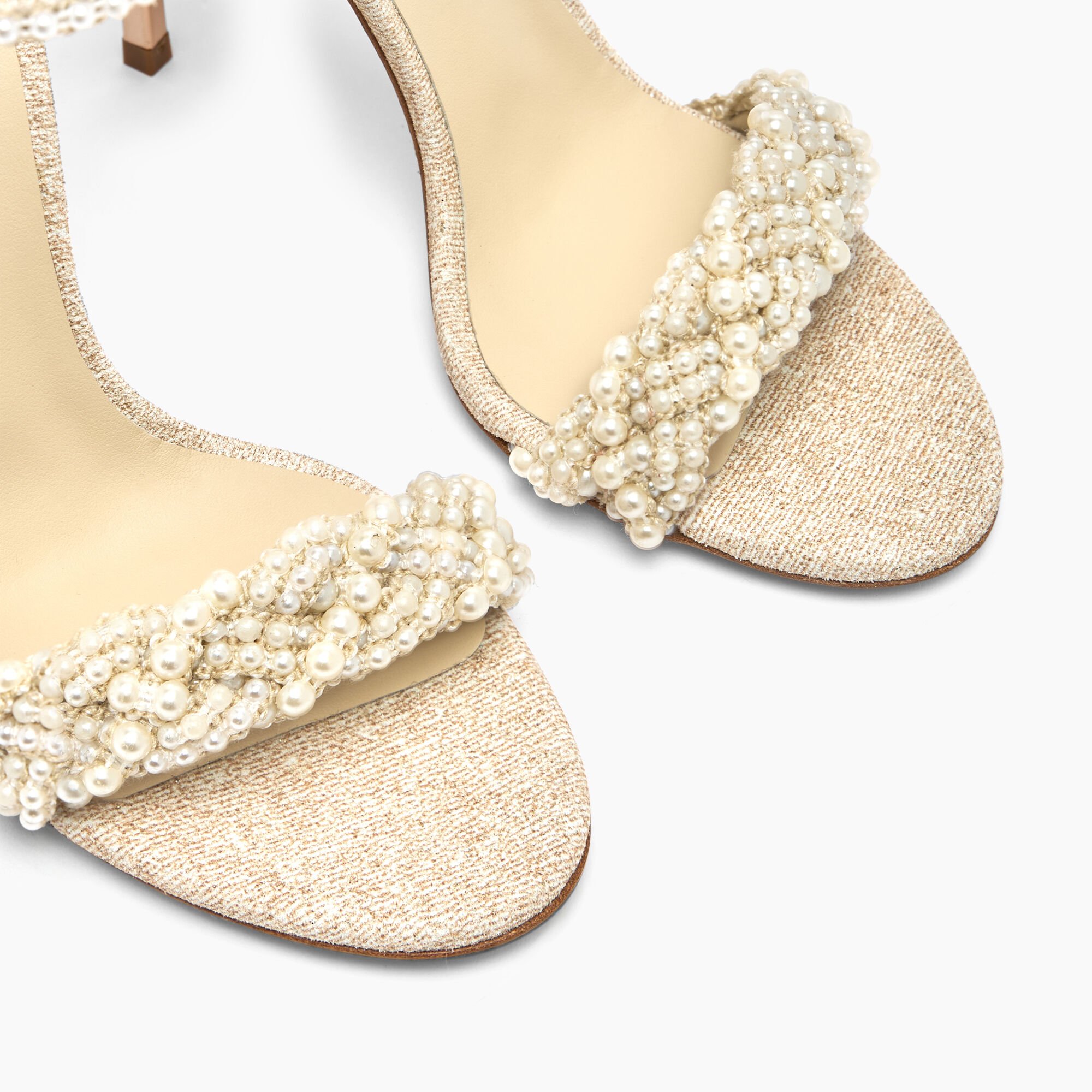 Casadei Pearlsway Blade Sandal Gold 1L376J100MC2785