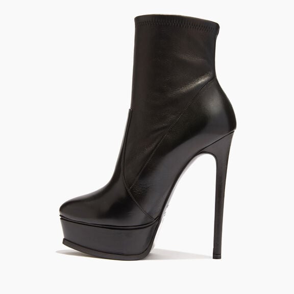 Casadei بوت فلورا بلاتفورم للكاحل أسود 1R627L1401T0053 Casadei بوت فلورا بلاتفورم للكاحل أسود 1R627L1401T0053