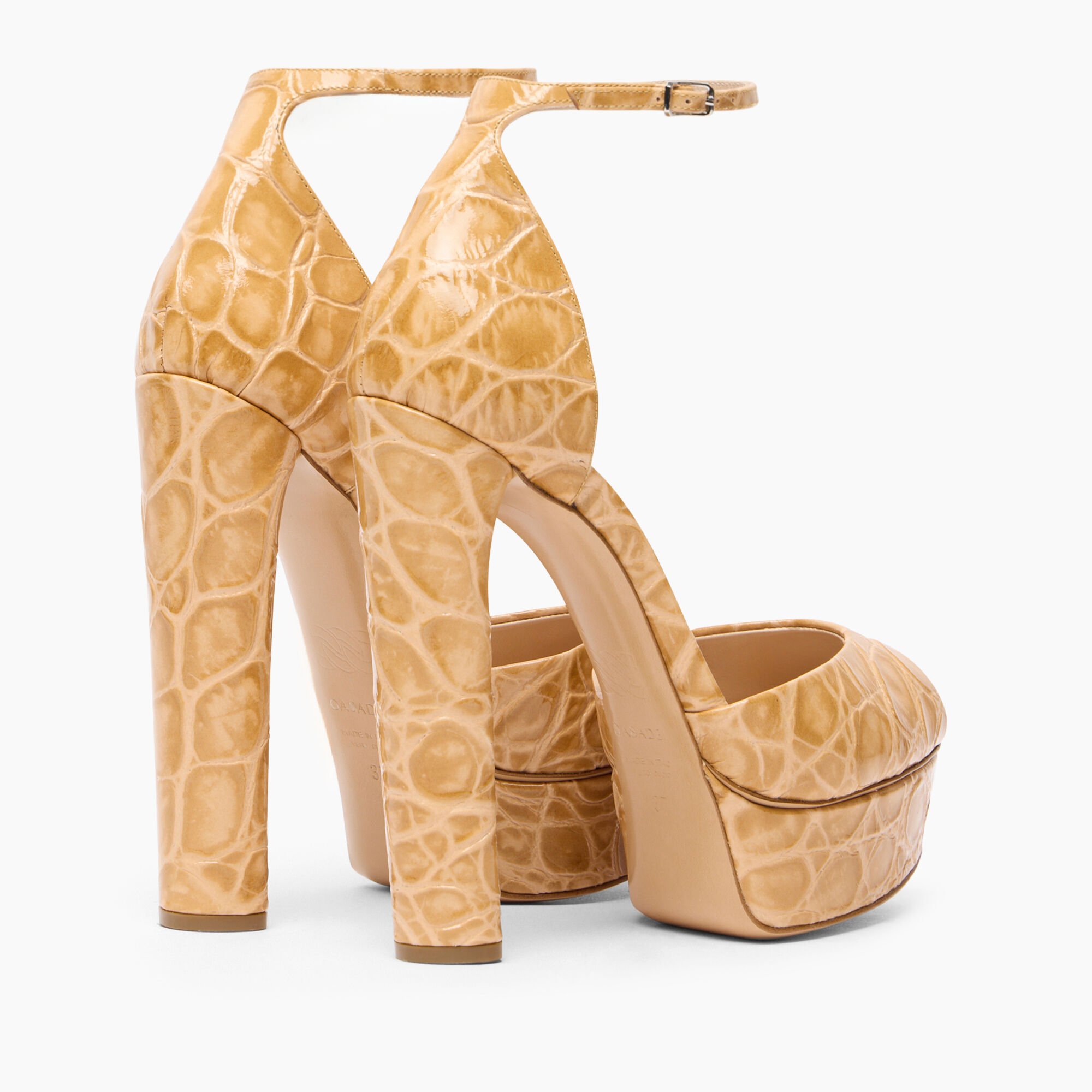 Casadei Flora Jurassic Platform Sandals Toffee 1L287Y1401JURAS