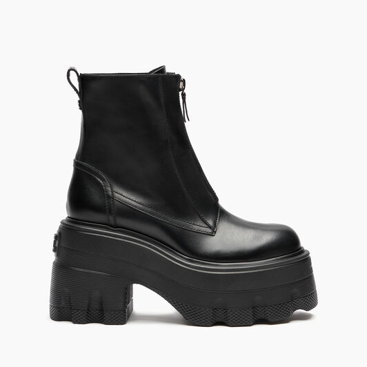  Maxxxi Zipped Leather Ankle Booots Black 2R500Y070NC1563