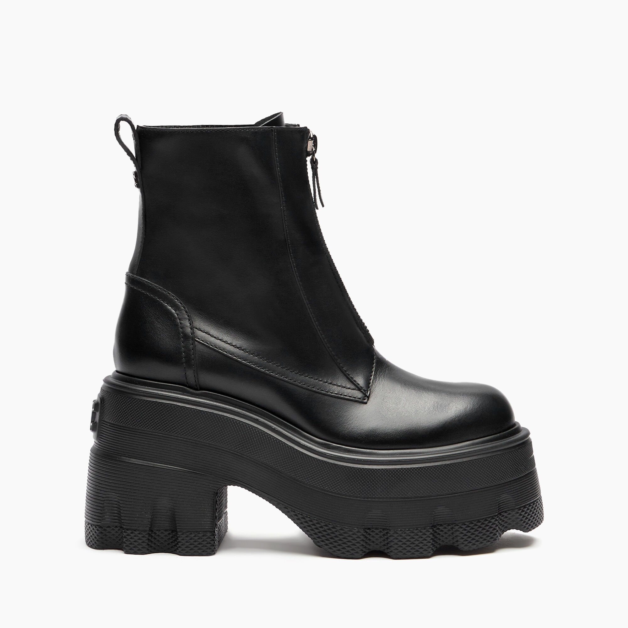  Maxxxi Zipped Leather Ankle Booots Black 2R500Y070NC1563