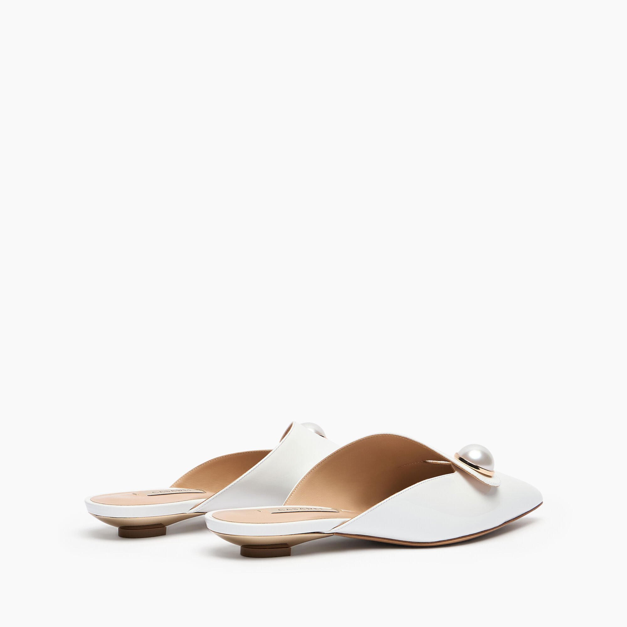 Casadei Blade Big Pink Ballet Flats Bianco 1G637J020MC2653