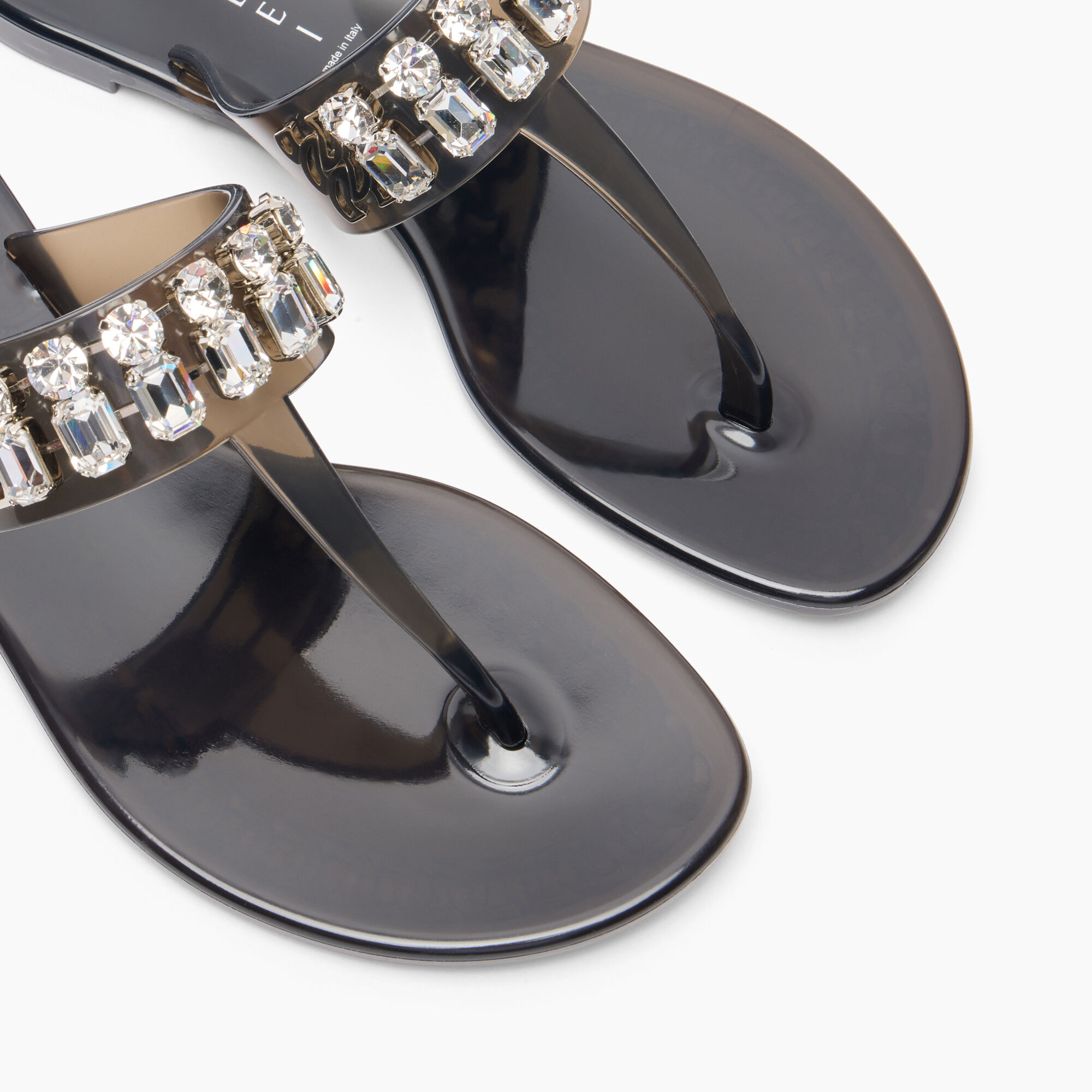 Casadei Jelly Decor Sandals Black 2Y261J0101CHBEA