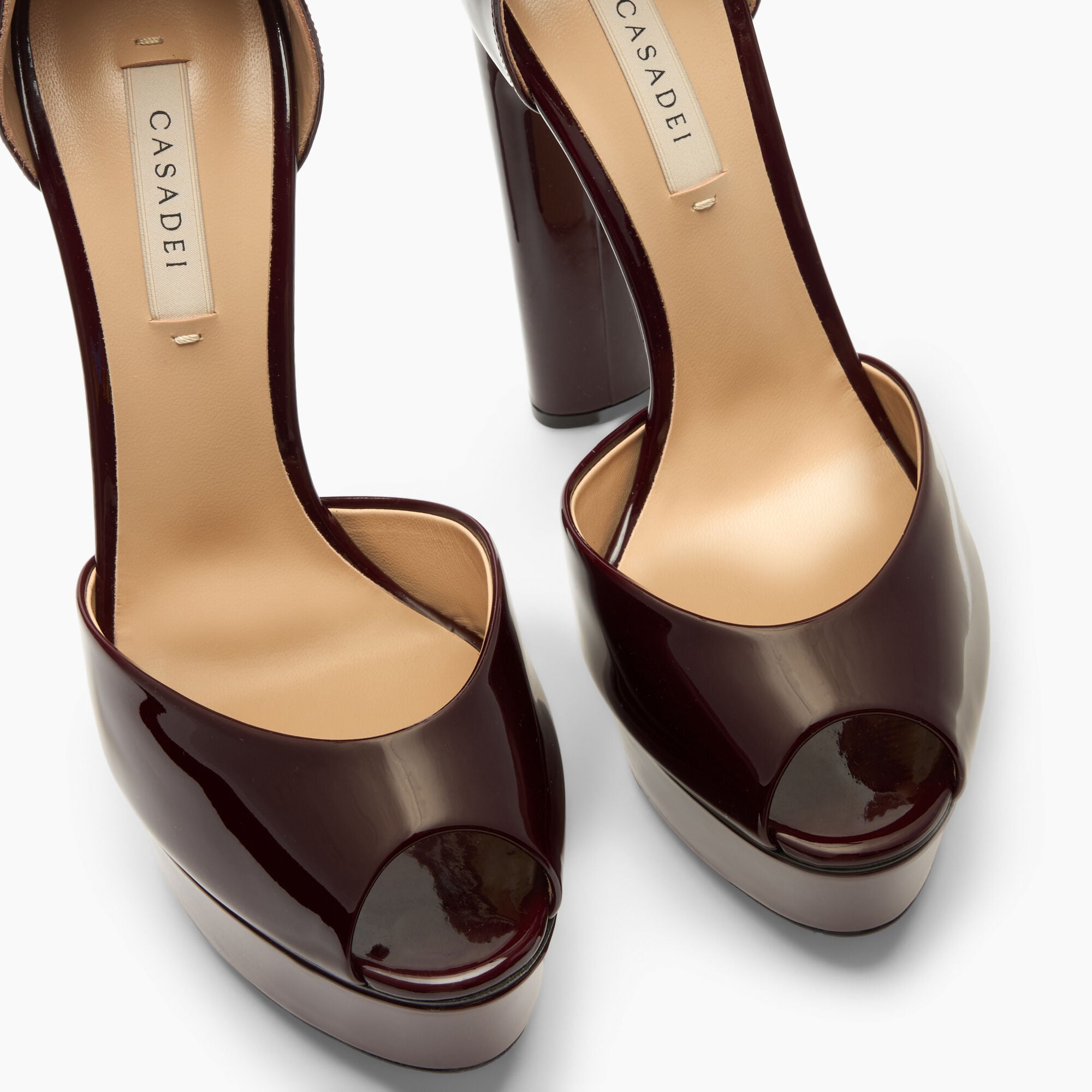 Casadei Flora Platform Sandal Windsor Wine 1L287Y1401TIFFA Casadei Flora Platform Sandal Windsor Wine 1L287Y1401TIFFA