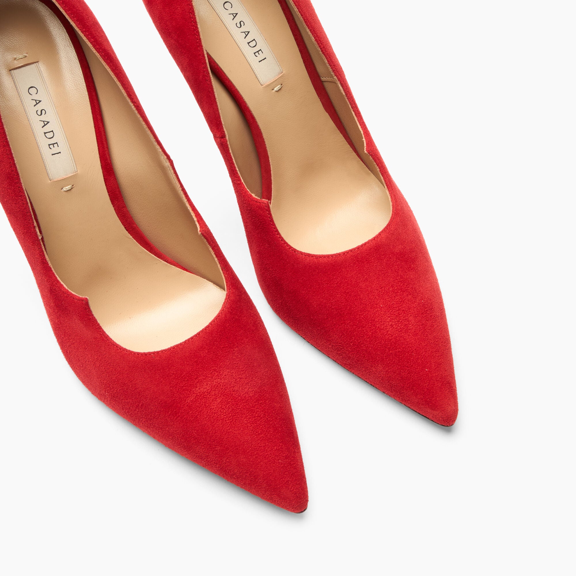 Casadei Julia Cats Pump Red Square 1F064C1001CAMOS Casadei Julia Cats Pump Red Square 1F064C1001CAMOS