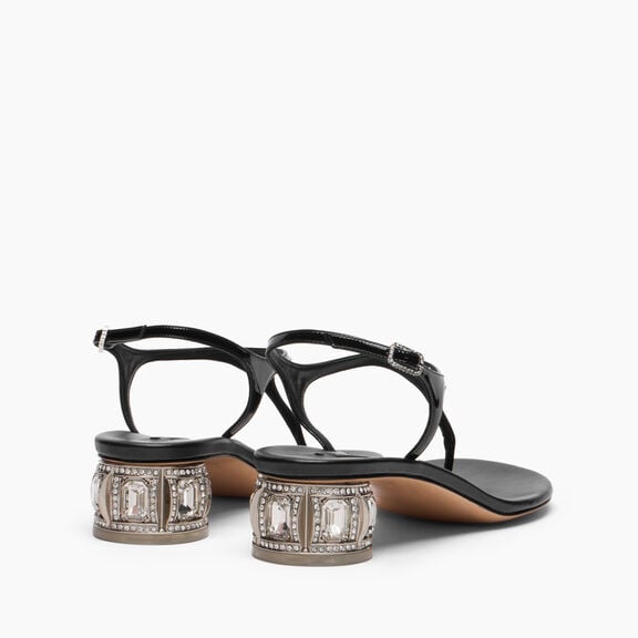 Casadei صندل Belle Epoque Samurai Black 1N253B0301C2970 Casadei صندل Belle Epoque Samurai Black 1N253B0301C2970