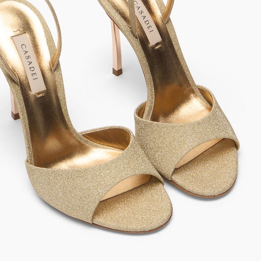 Casadei Blade Solar Eclipse Sandalia Goldust 1L413B100MC2627 Casadei Blade Solar Eclipse Sandalia Goldust 1L413B100MC2627