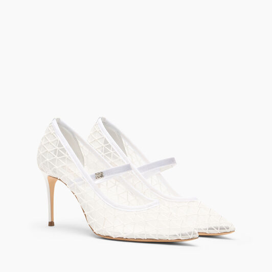 Casadei Julia Sfinos Pump White 1F048B0801C2932