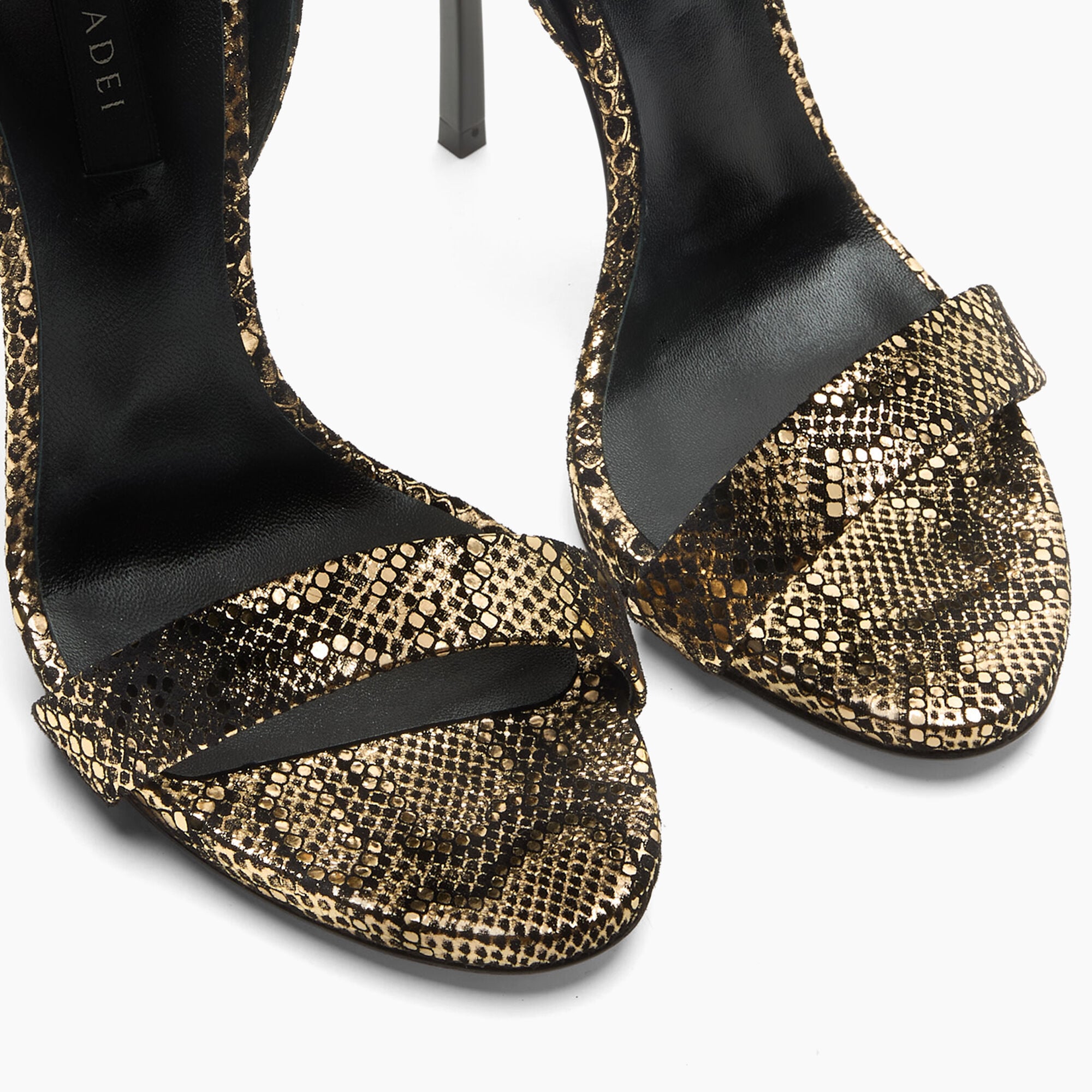 Casadei Cappa Blade Goldfinger Sandal Goldfinger 1LG50D125TGLDFG Casadei Cappa Blade Goldfinger Sandal Goldfinger 1LG50D125TGLDFG