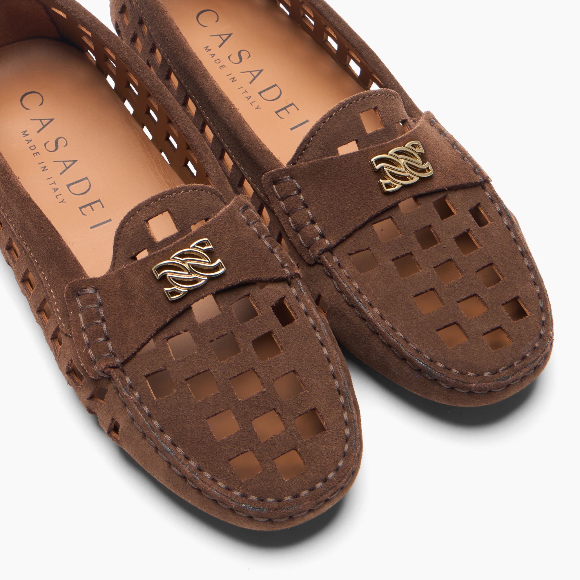 Casadei Mocassino Maxisuede Choco 2D329B0101C3058