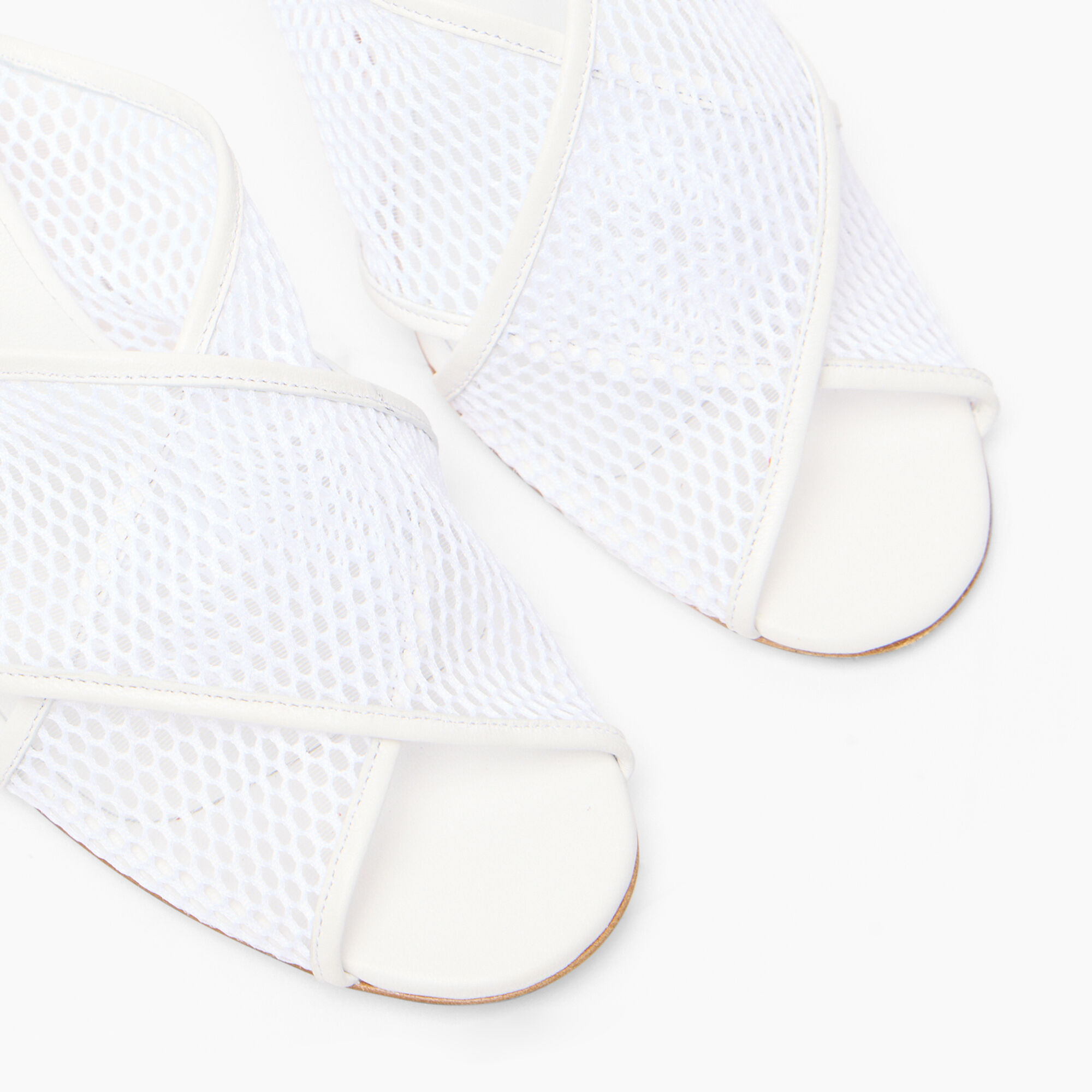 Casadei Muni Net Mules White 1H028J0501T0508