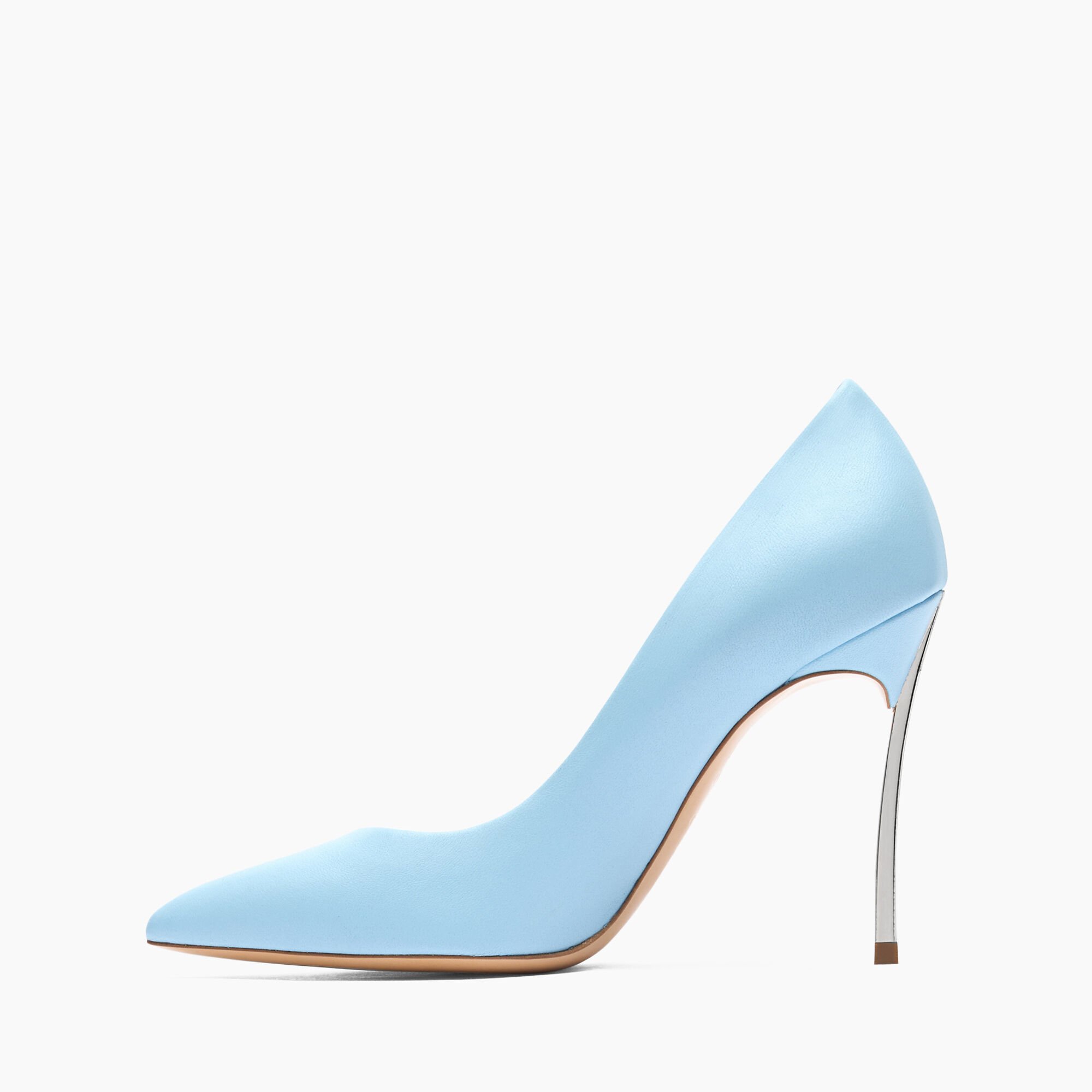 Casadei Blade Leather Pumps Sky 1F915W100MC1155