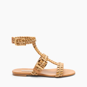 Casadei Colosseo Flat Denim and Saddle 2X061J0701DENCH