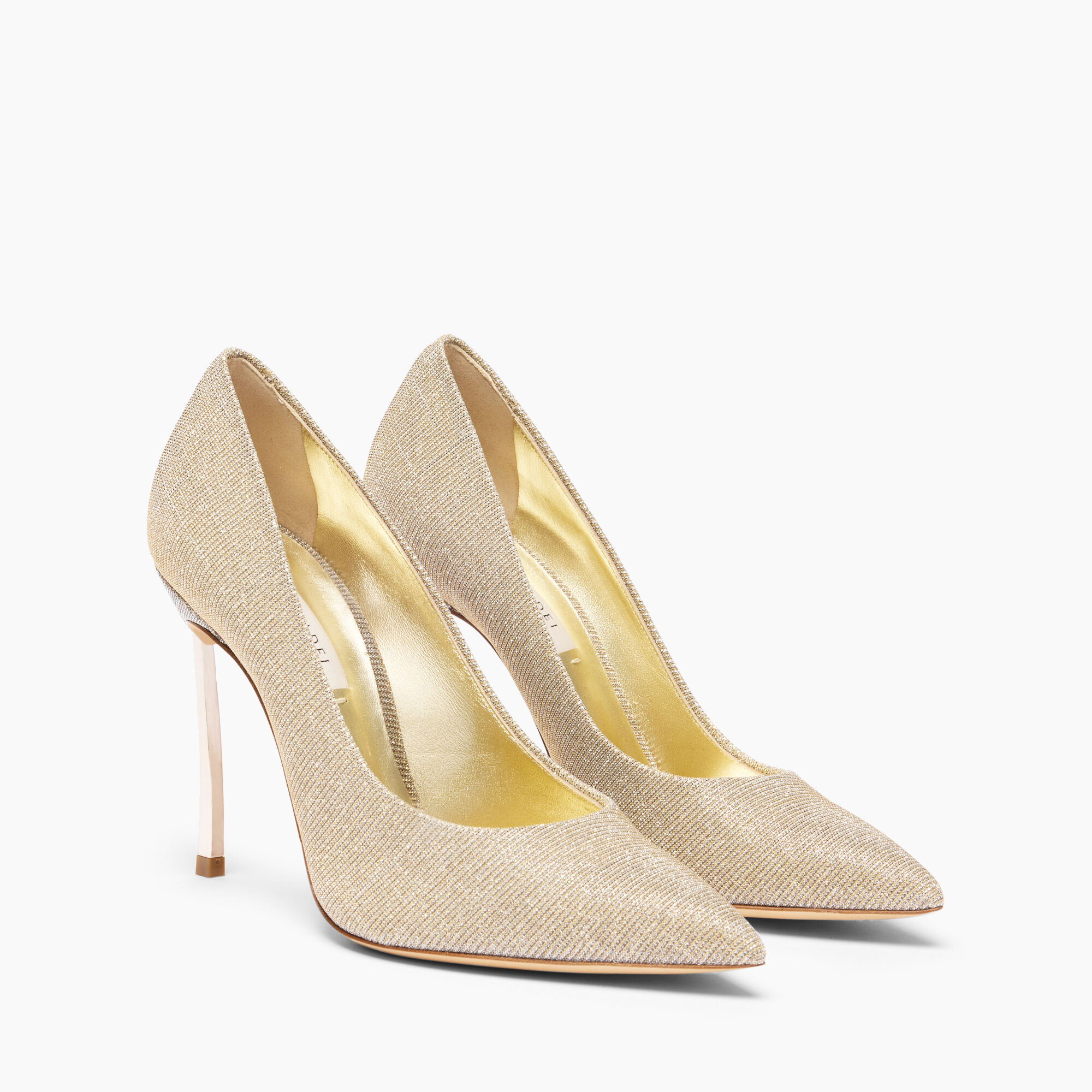 Casadei Blade Pump Platinum 1F915W100MTRINI