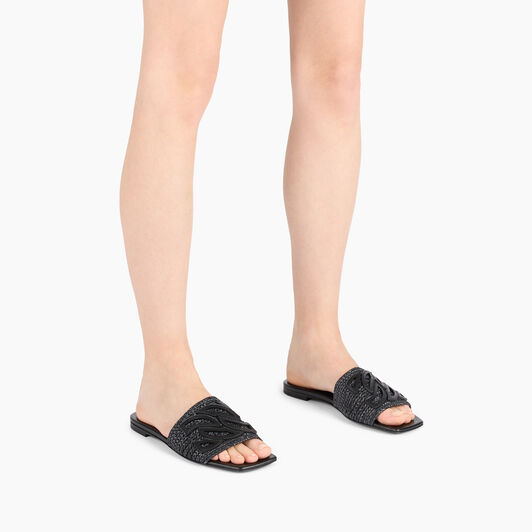 Casadei Positano Flat Schwarz 1M449J0101POSIT