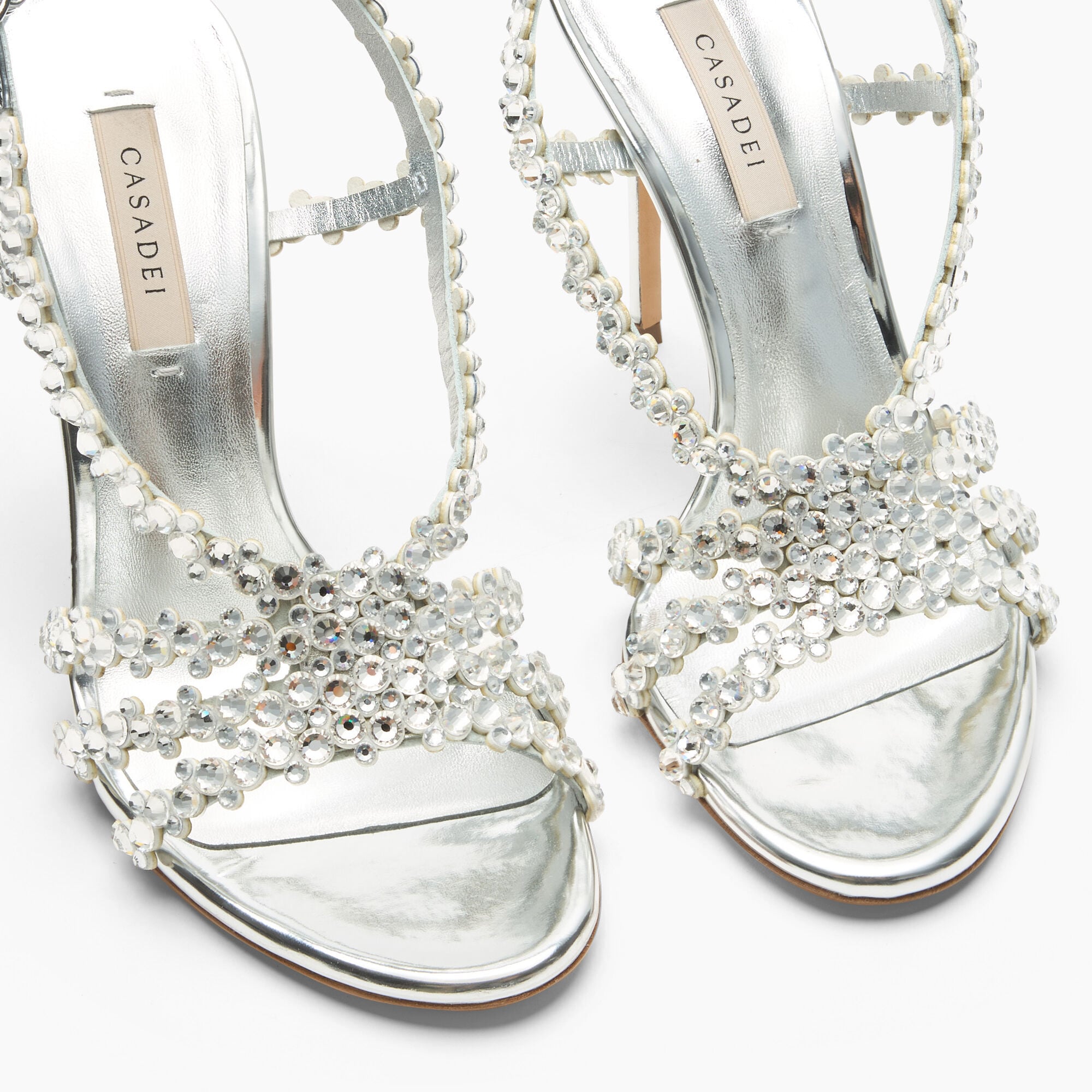 Casadei Sandalo Julia C-Love Silver + Argento 1L488C1001C3077 Casadei Sandalo Julia C-Love Silver + Argento 1L488C1001C3077