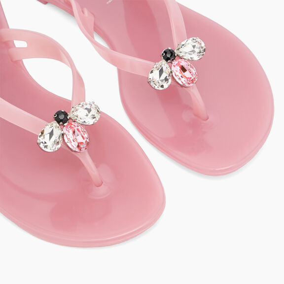 Casadei Jelly Flats وردي منزلي 2Y250X0101APBEA Casadei Jelly Flats وردي منزلي 2Y250X0101APBEA