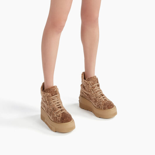 Casadei Nexus Senales Faux Fur Caramel 2X976W0701C2187