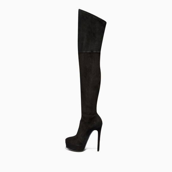 Casadei Flora Over the Knee   Black 1T831E1401T0005