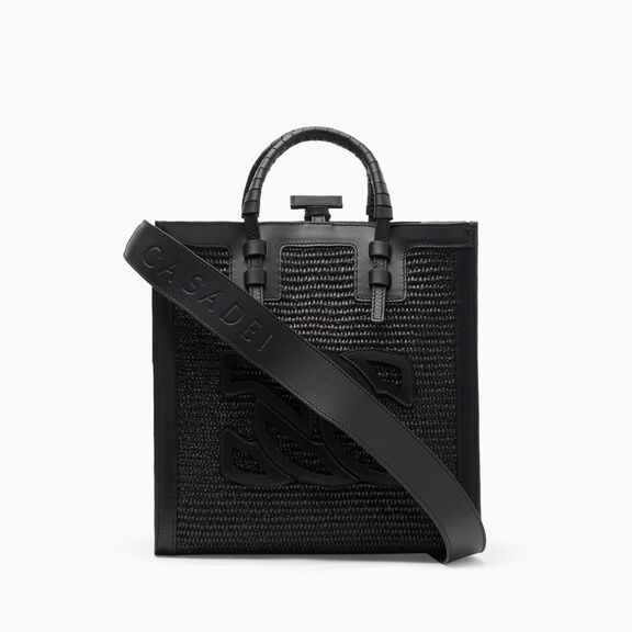 Casadei Mini bolso shopper Beaurivage Negro 3W380V0000BEAUR Casadei Mini bolso shopper Beaurivage Negro 3W380V0000BEAUR