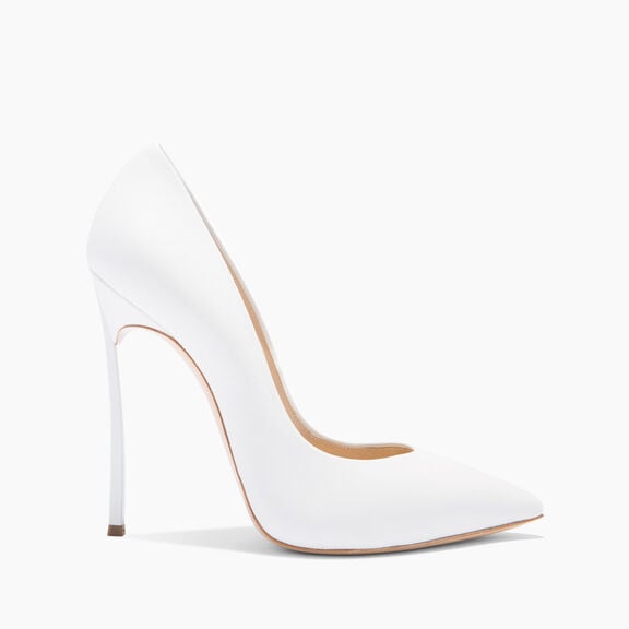 Casadei Blade Minorca Pump White 1F916W120TMINOR Casadei Blade Minorca Pump White 1F916W120TMINOR