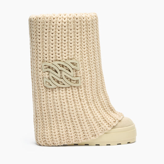 Casadei Double Face High Boot Yogurt 2S399A0811T0562 Casadei Double Face High Boot Yogurt 2S399A0811T0562