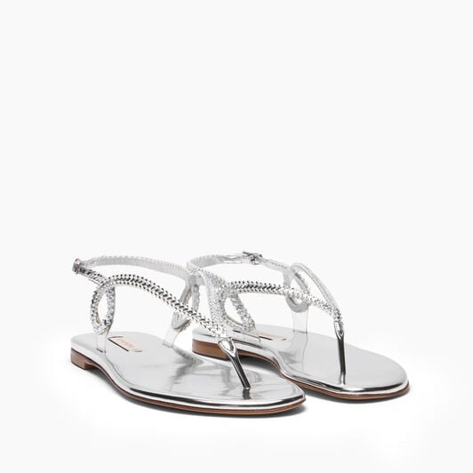 Casadei Josephine Flat Silver. silver 1N251B0101C2952 Casadei Josephine Flat Silver. silver 1N251B0101C2952