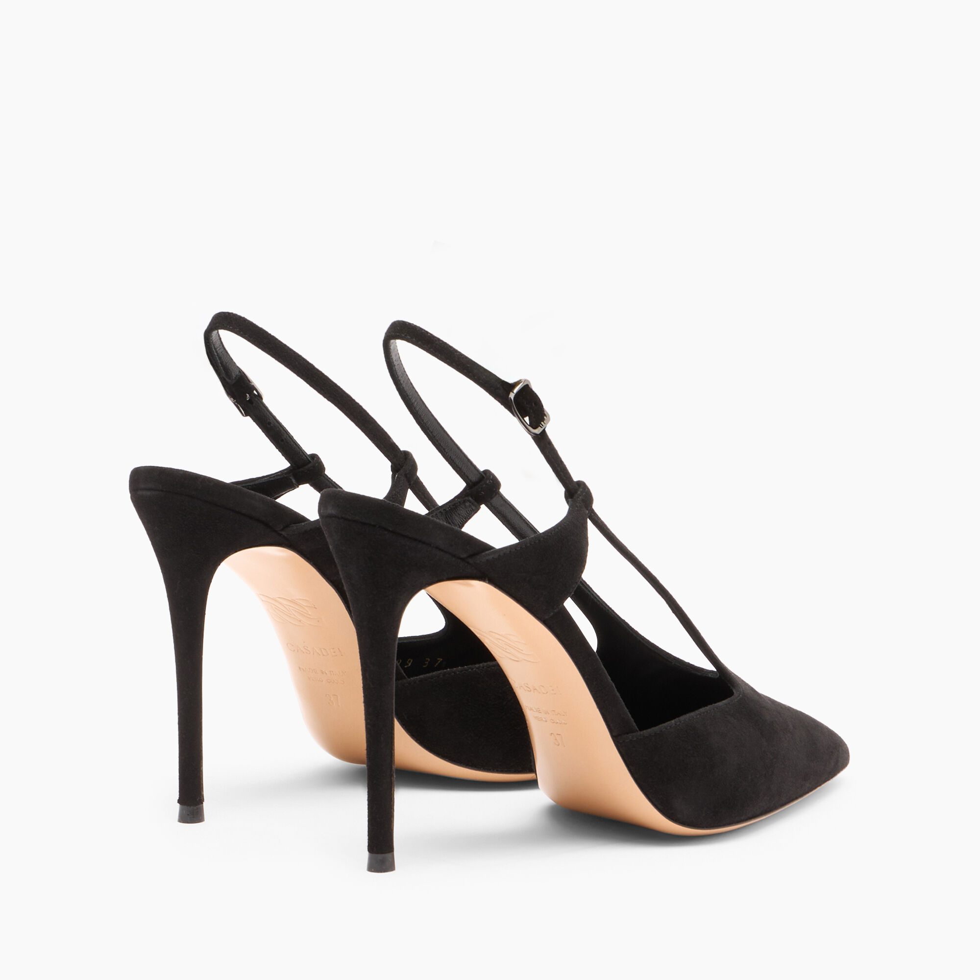Casadei Julia Camoscio Pumps Black 1H034A1001CAMOS
