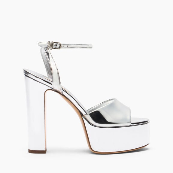 Casadei صندل باتي بلاتفورم إنترستيلار Silver 1L405A1301INTER